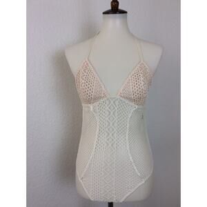 Victoria's Secret Lingerie Bodysuit Teddy Sheer Mesh
